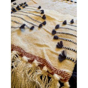 Boho Throw Blanket for Couch, Bohemian Decorative Spring Throw Blanket